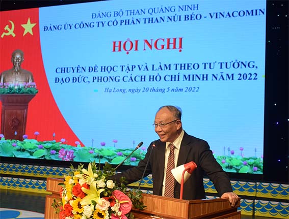 Đảng ủy Than Núi Béo tổ chức hội nghị chuyên đề học tập, làm theo tư tưởng, phong cách đạo đức Hồ Chí Minh