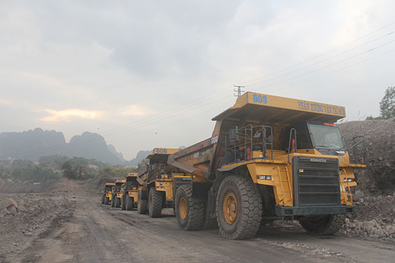 Núi Béo chào đón mùa than mới Núi Béo chào đón mùa than mới