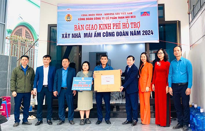 Công nhân Than Núi Béo được hỗ trợ xây dựng nhà Mái ấm Công đoàn Công nhân Than Núi Béo được hỗ trợ xây dựng nhà Mái ấm Công đoàn